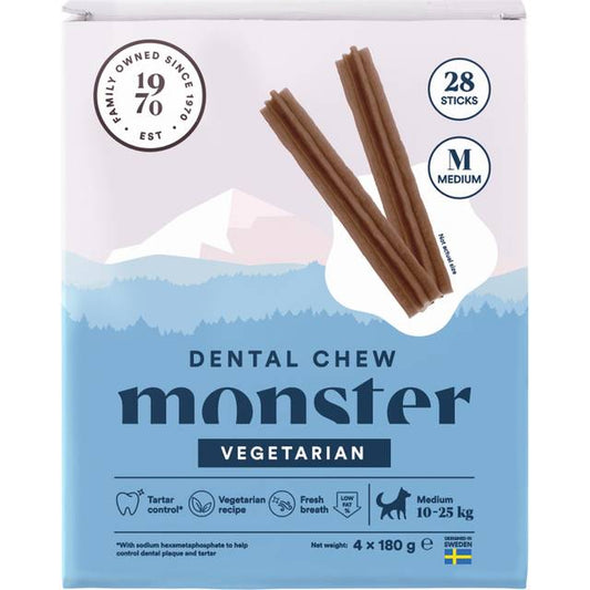 Monster Dental Chew Vegetarian - 28 pack